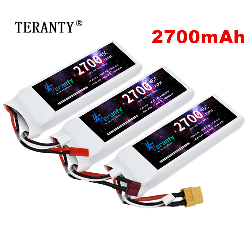 Drone Racing Battery - 1/3PCS 2S 7.4V Lipo Batteria 2700mAh