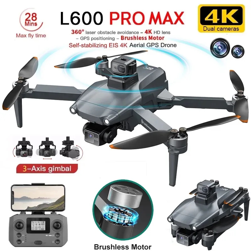 Drone Racing Camera - L600 PRO MAX GPS Drone Professionale