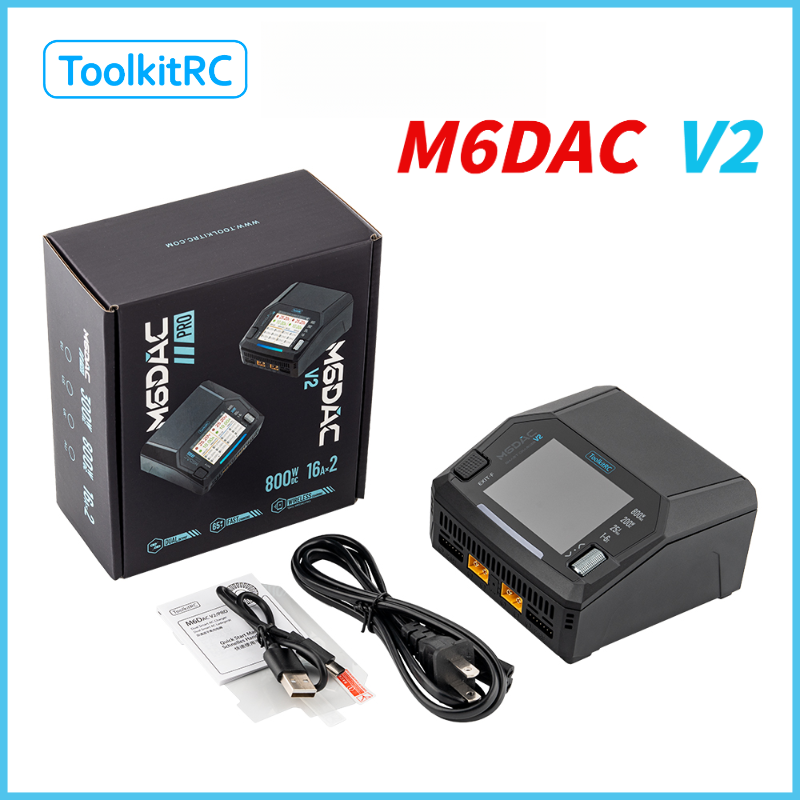 Caricabatterie ToolkitRC M6DAC - Drone Racing Charger recensione e prezzo