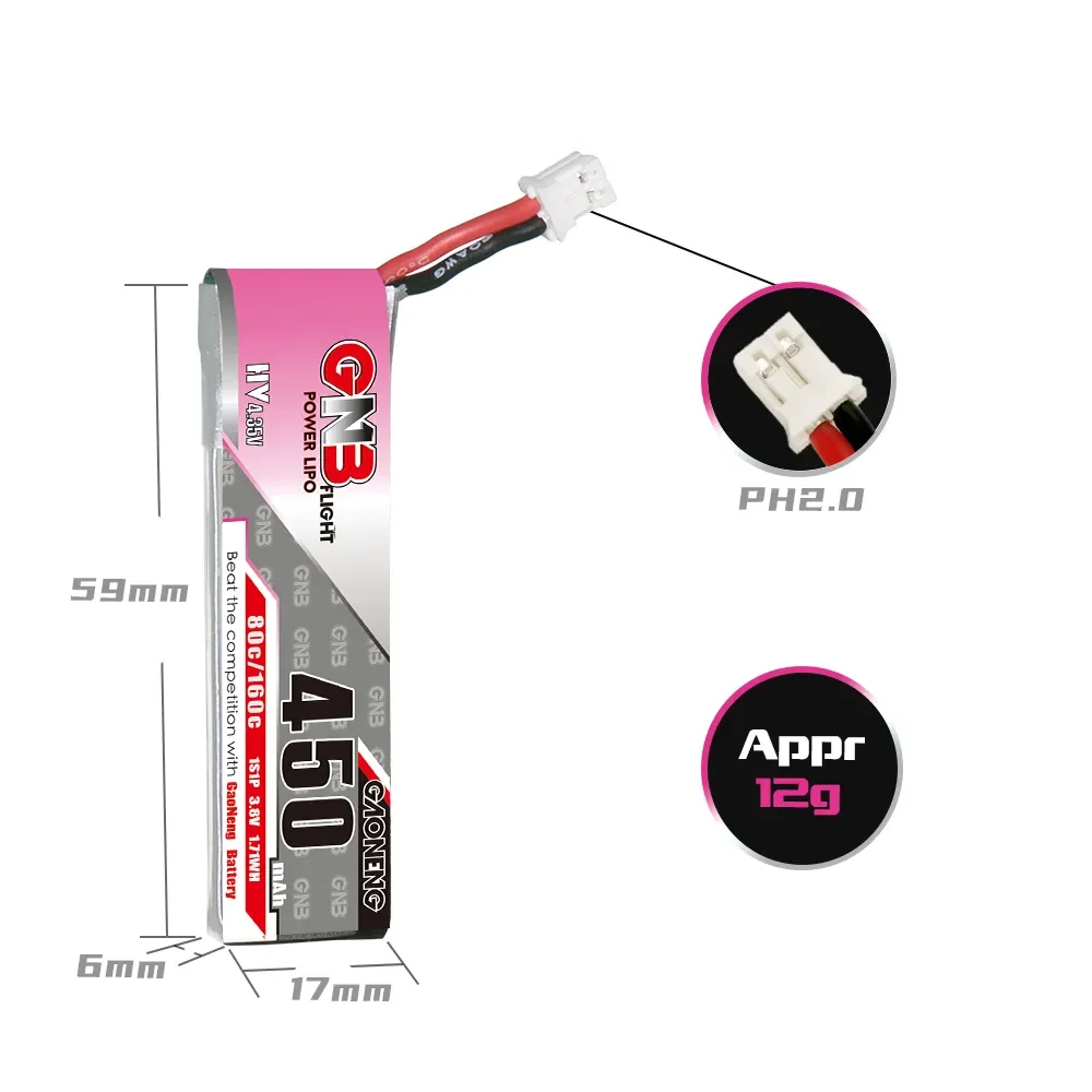 2 batterie Lipo GNB 2S 7.6V 45 - Drone Racing Charger recensione e prezzo