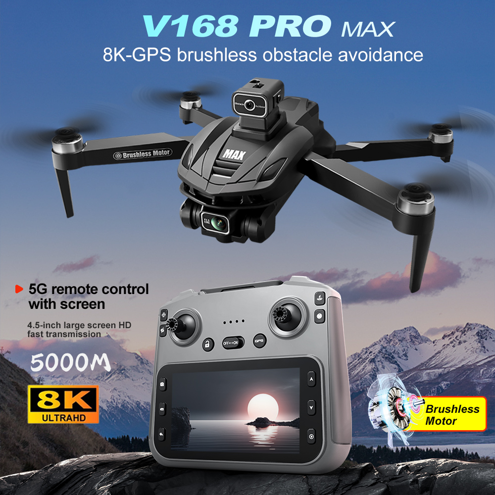 V168 PRO Max GPS Drone 8K Prof - Drone Racing Camera recensione e prezzo