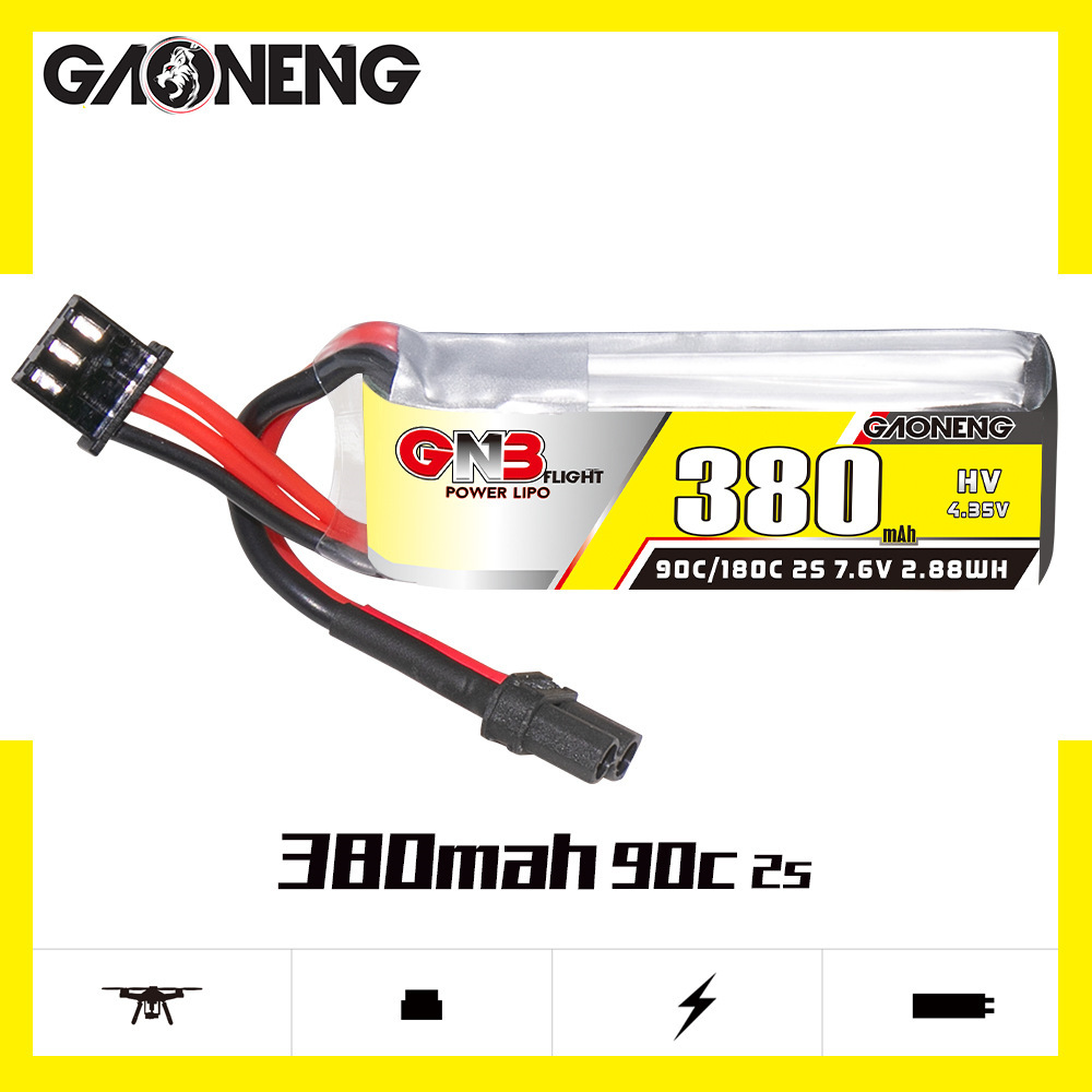 Batteria Lipo GNB 2S 7.6V 380m - Drone Racing Battery recensione e prezzo