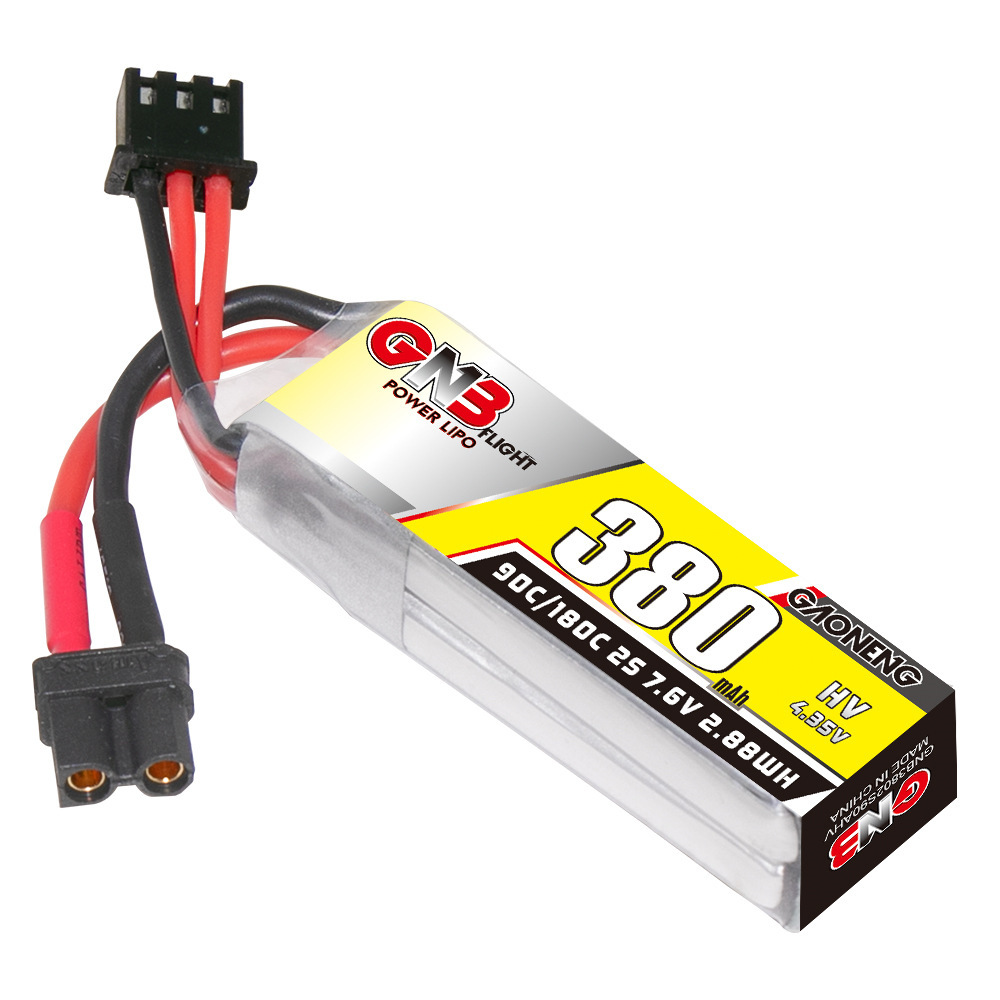 Batteria Lipo GNB 2S 7.6V 380m - Drone Racing Battery recensione e prezzo