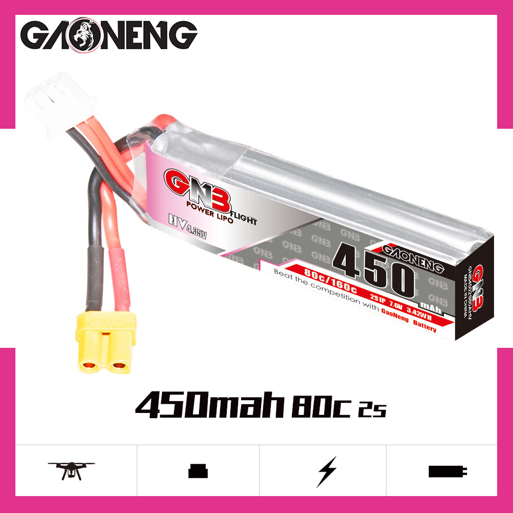 Batteria GNB LiPo HV 2S 7.6V 4 - Drone Racing Battery recensione e prezzo