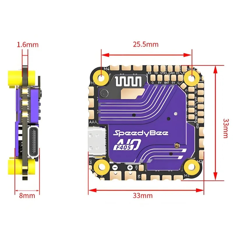 SpeedyBee F405 AIO Flight Cont - Drone Racing Esc recensione e prezzo