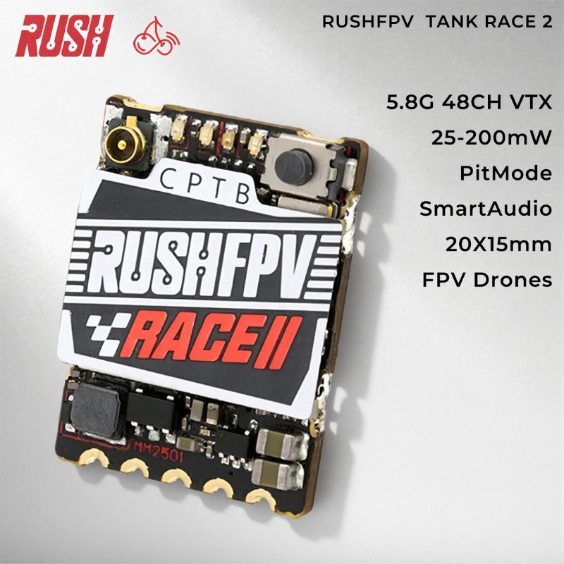 RushFPV 5.8GHz FPV VTX 48CH 25 - Drone Racing Vtx recensione e prezzo