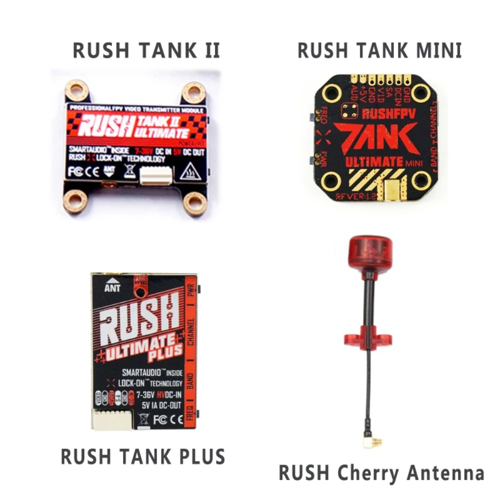 RUSH TANK Ultimate II/Mini/PLU - Drone Racing Vtx recensione e prezzo