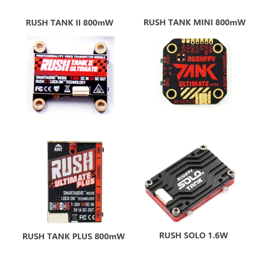 RUSH TANK Ultimate II/Mini/PLU - Drone Racing Vtx recensione e prezzo